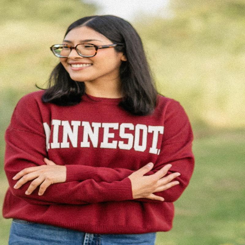 Minnesota Logo Crewneck Sweater