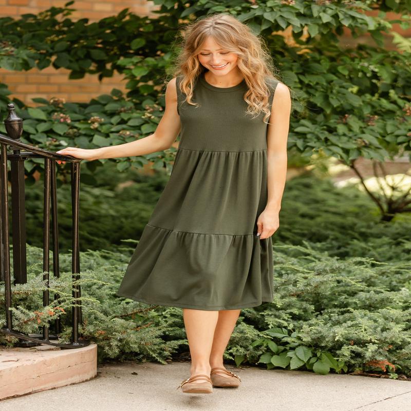 Rosalie Tiered Midi Dress