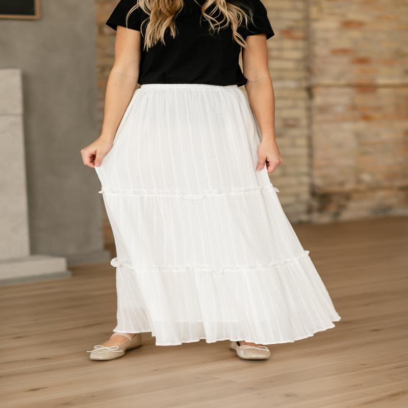 Serena Cotton Gauze Maxi Skirt - FINAL SALE