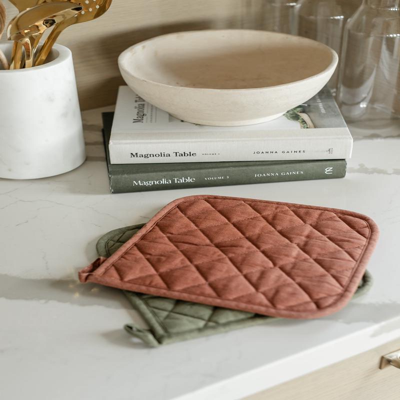 Stonewash Quilted Potholder