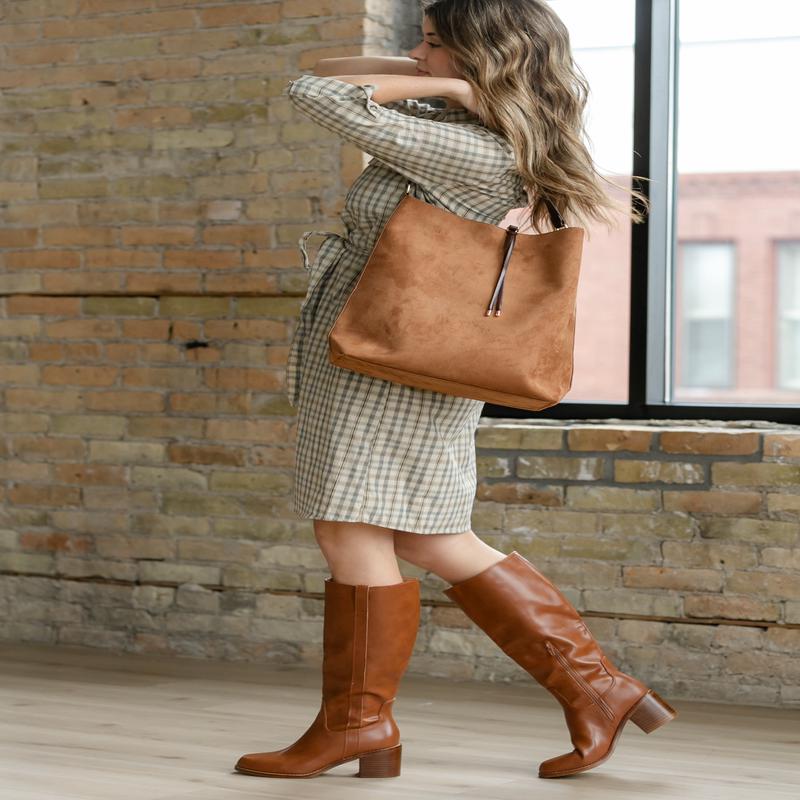 Felecity Cognac Hobo Bag