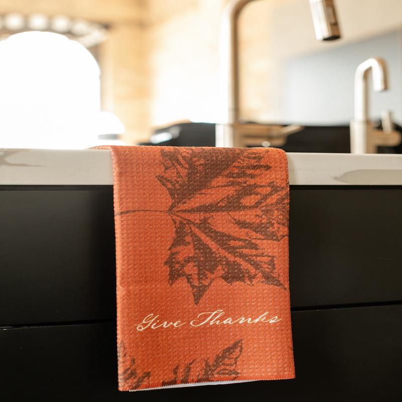 Geometry Gratitude Tea Towel