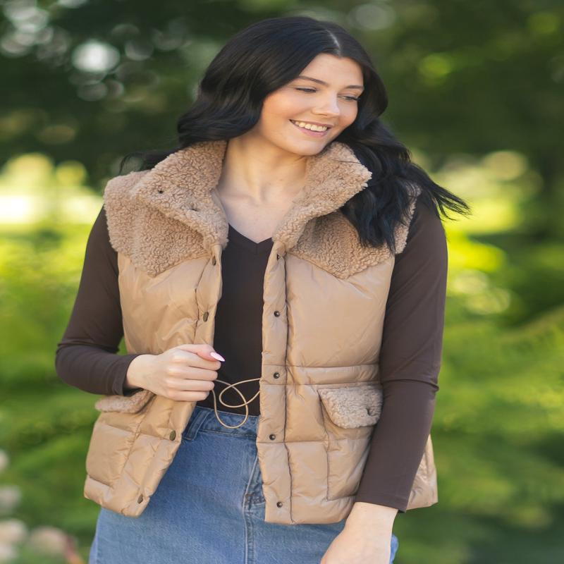 Heartloom Alex Sherpa Puffer Vest