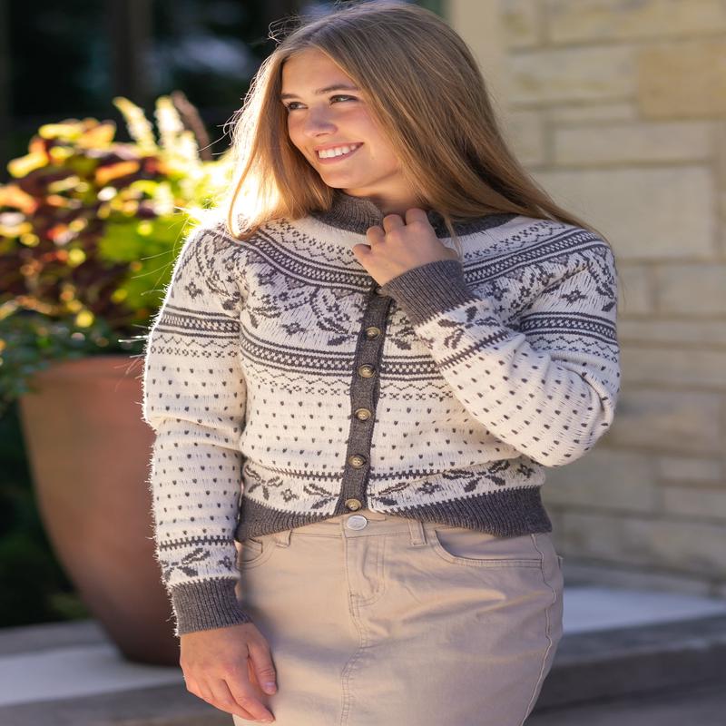 HeartloomMorrie Fair-Isle Cardigan
