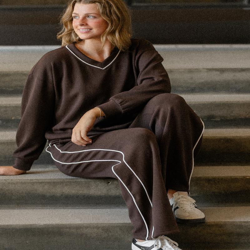 Modal Scuba V-neck Top