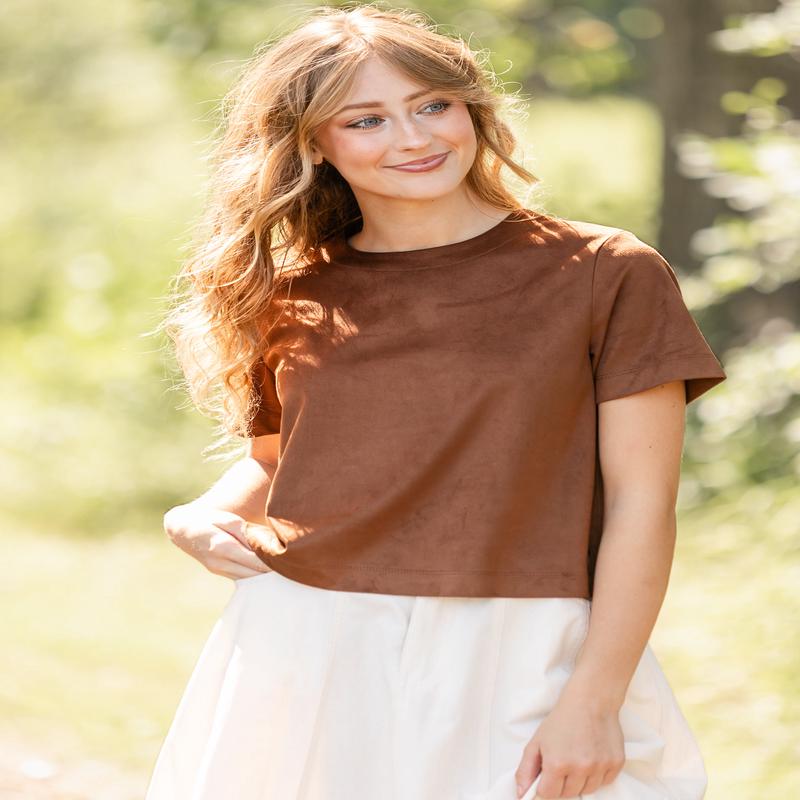 Steve Madden Ezra Faux Leather Top - FINAL SALE