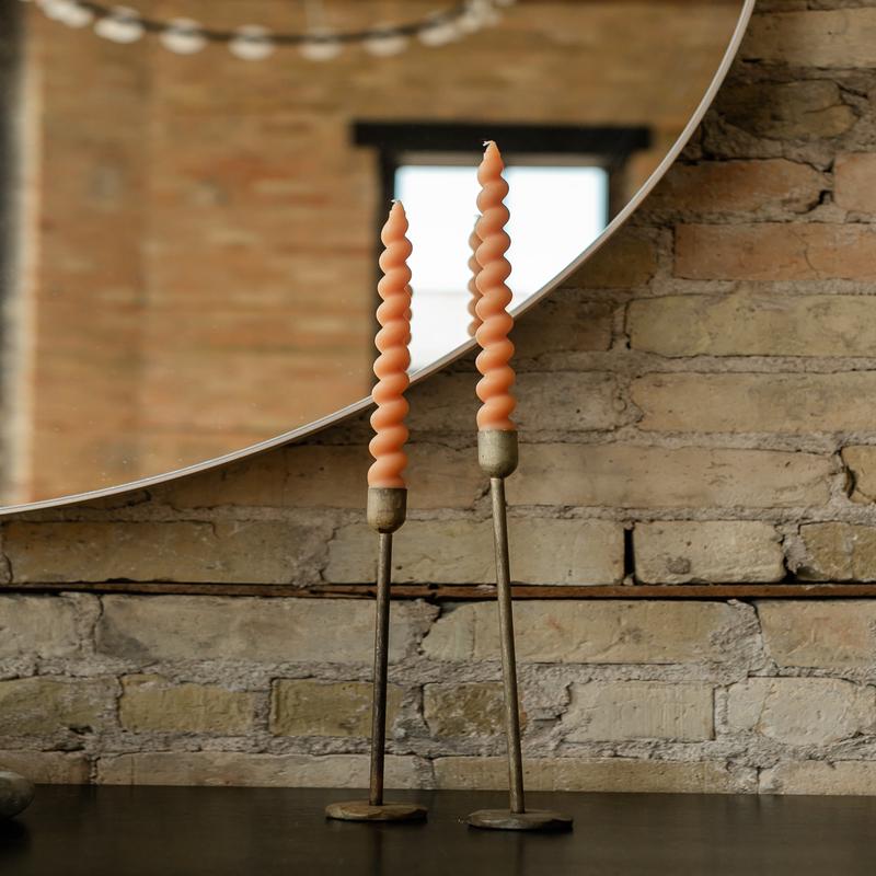 Twisted Taper Candle Set of 2
