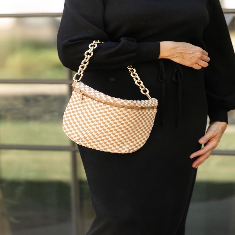 Bold Metal Chain Shoulder Strap