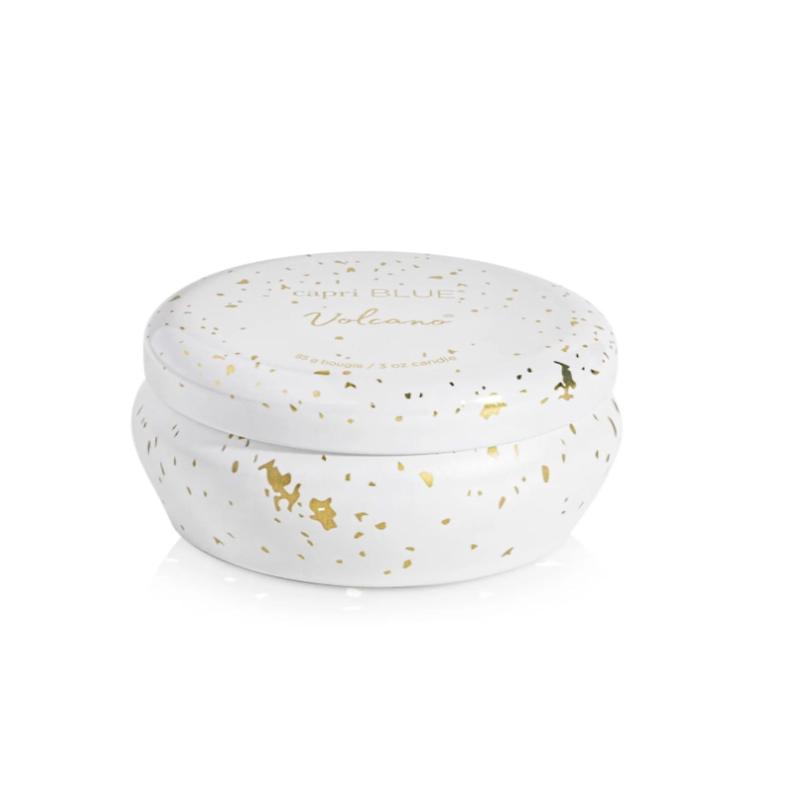 Capri BlueGlimmer Volcano Mini Tin Candle 3oz