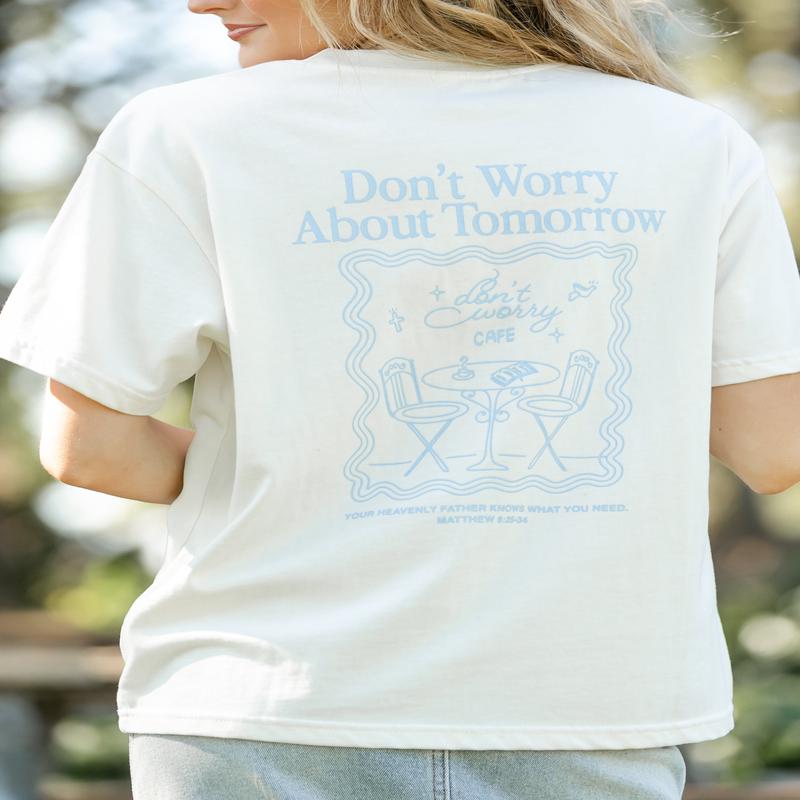 Don't Worry Cafe Graphic T-shirt