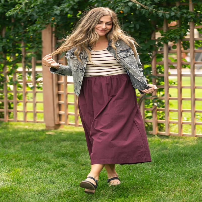 Knit Top Sleeveless Mix Dress