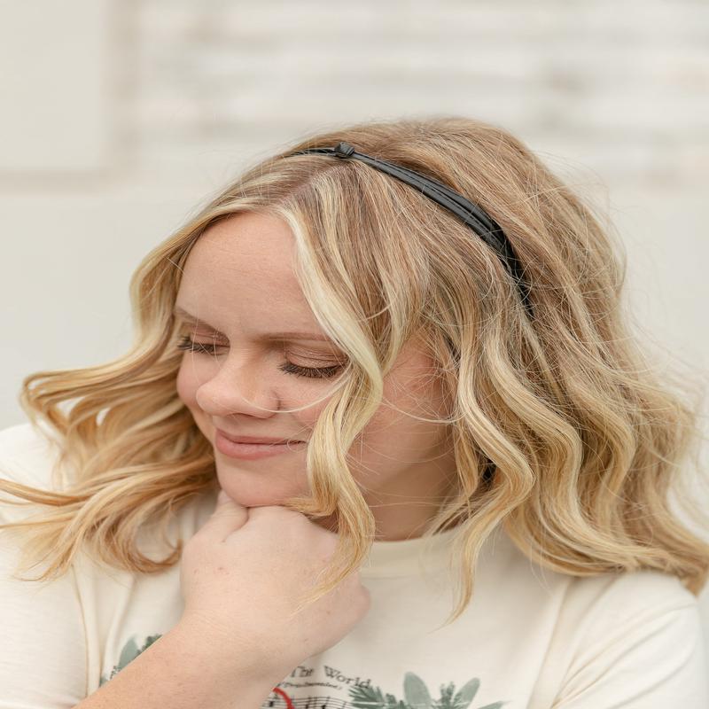 Leather Knot Headband