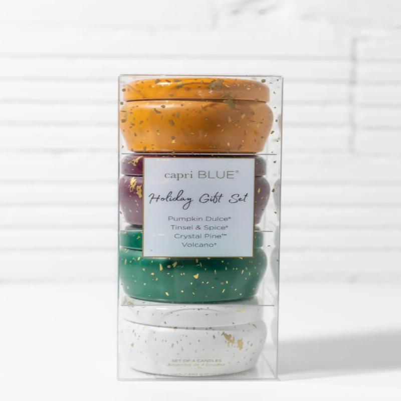 Capri Blue Glimmer Mini Tin Gift Set