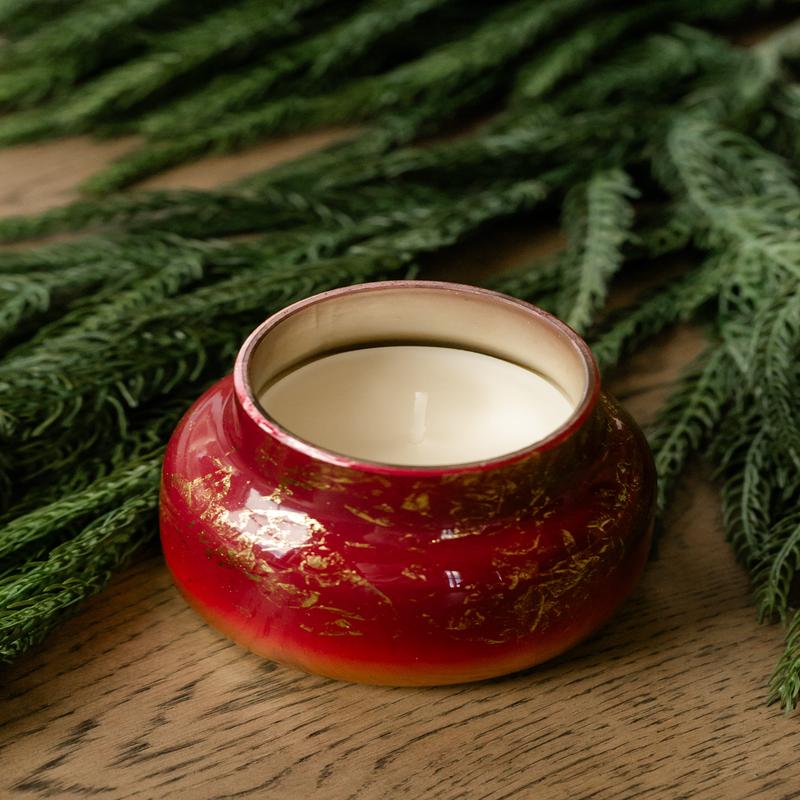 Capri Blue Glimmer Tinsel & Spice Petite Signature Jar, 8 oz