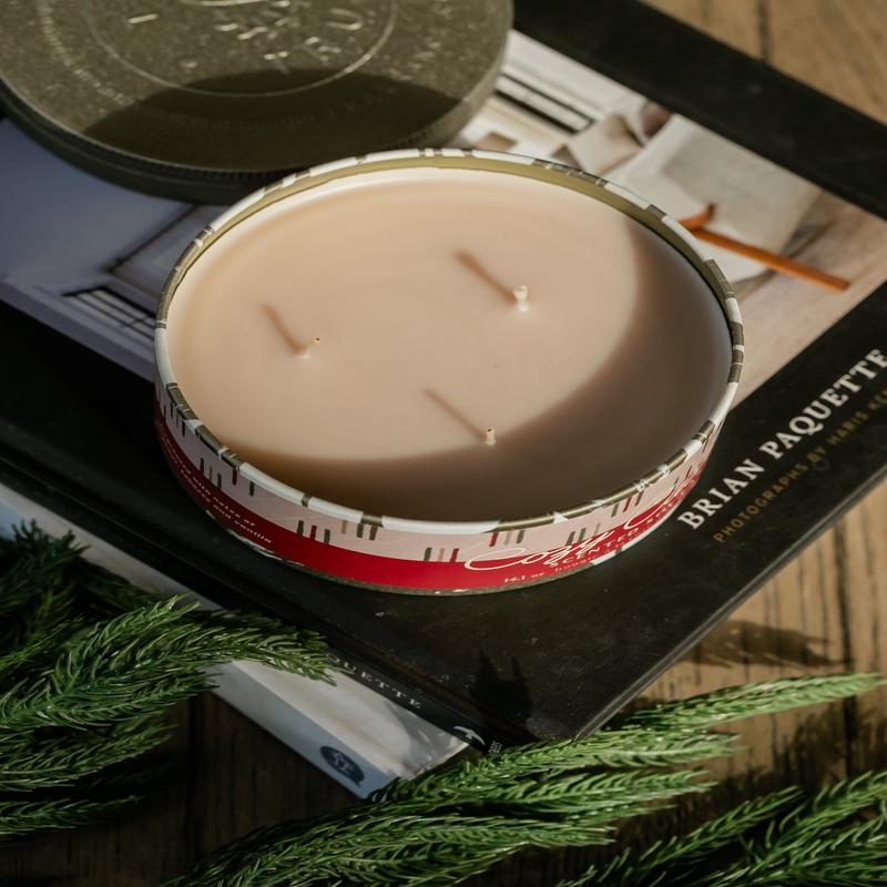 Cozy Cashmere Large Tin Candle