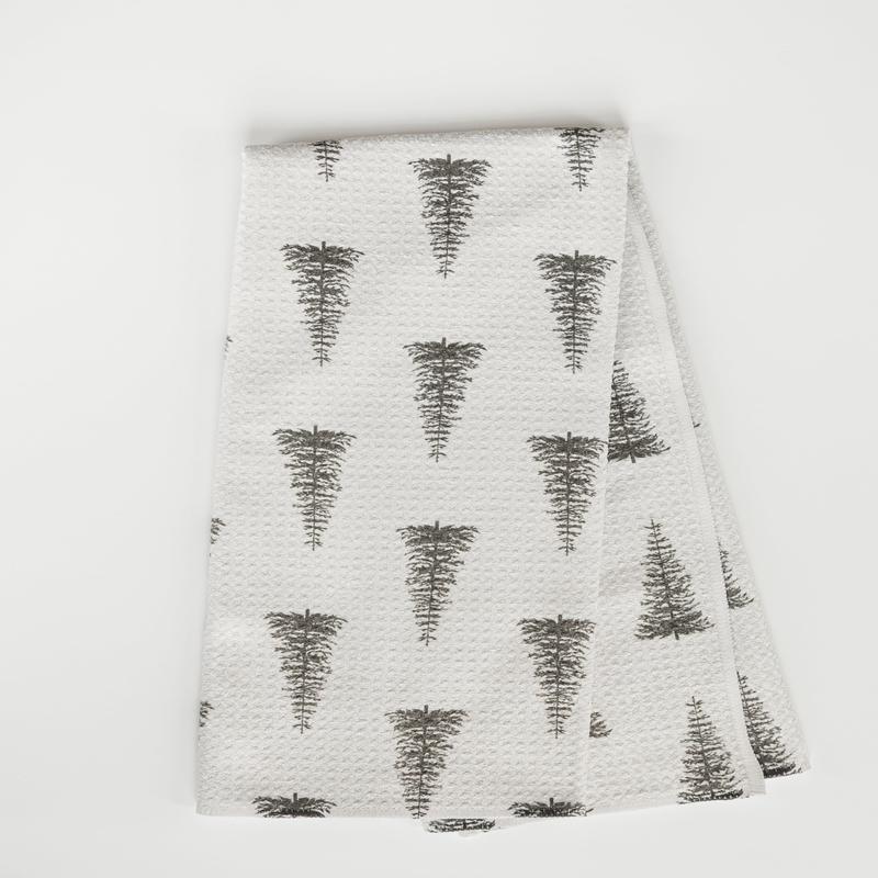 Geometry Alpine Forest Tea Towel