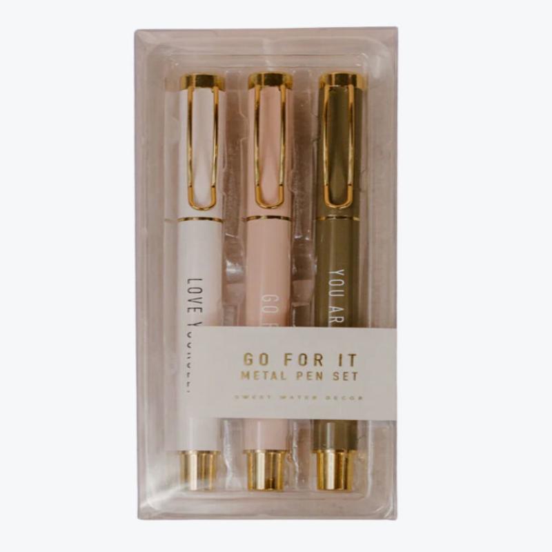 Go For It Metal Pen Set