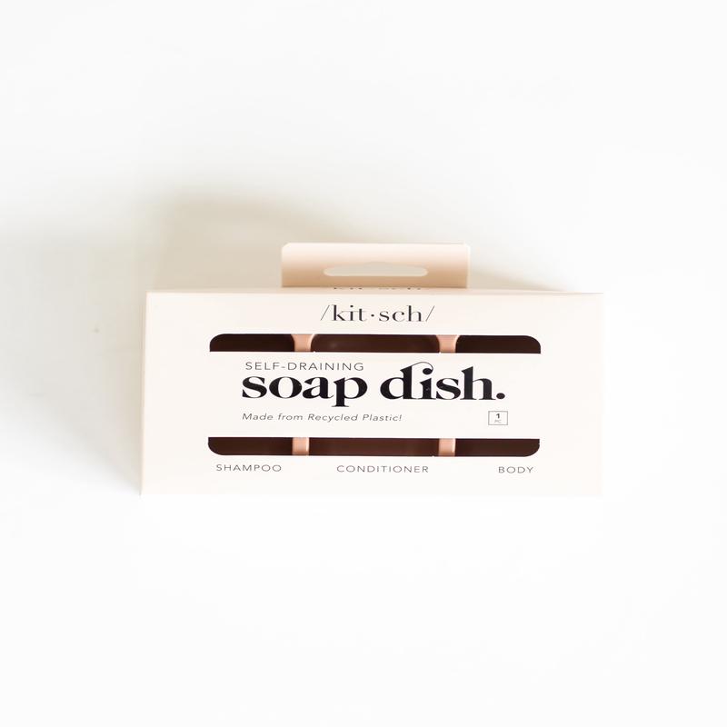 Kitsch Bottle-Free Beauty Self-draining Soap Dish