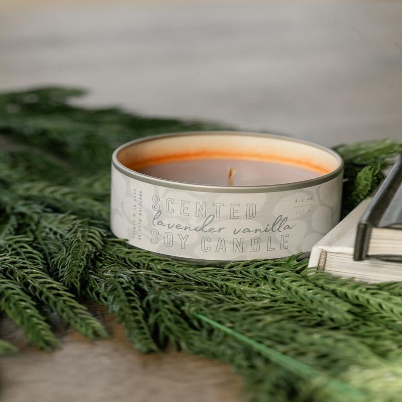 Lavender Vanilla Small Tin Candle