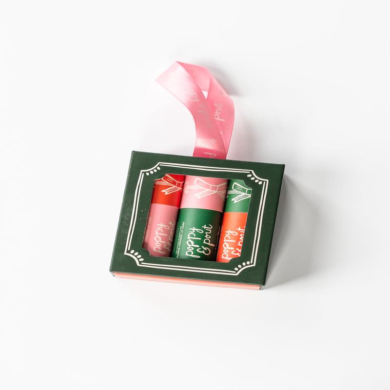 Poppy & Pout Lip Balm Ornament