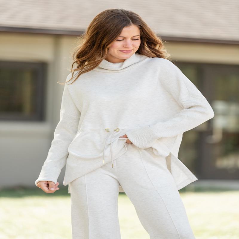 Varley Ethel Cinch Waist Sweater