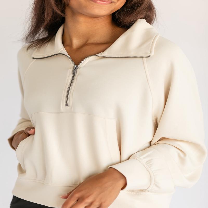 Carina Soft Quarter Zip Sweatshirt - FINAL SALE