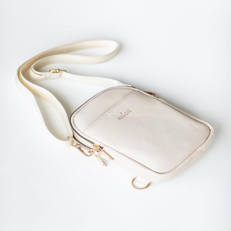 Convertible Vegan Leather Crossbody Bag