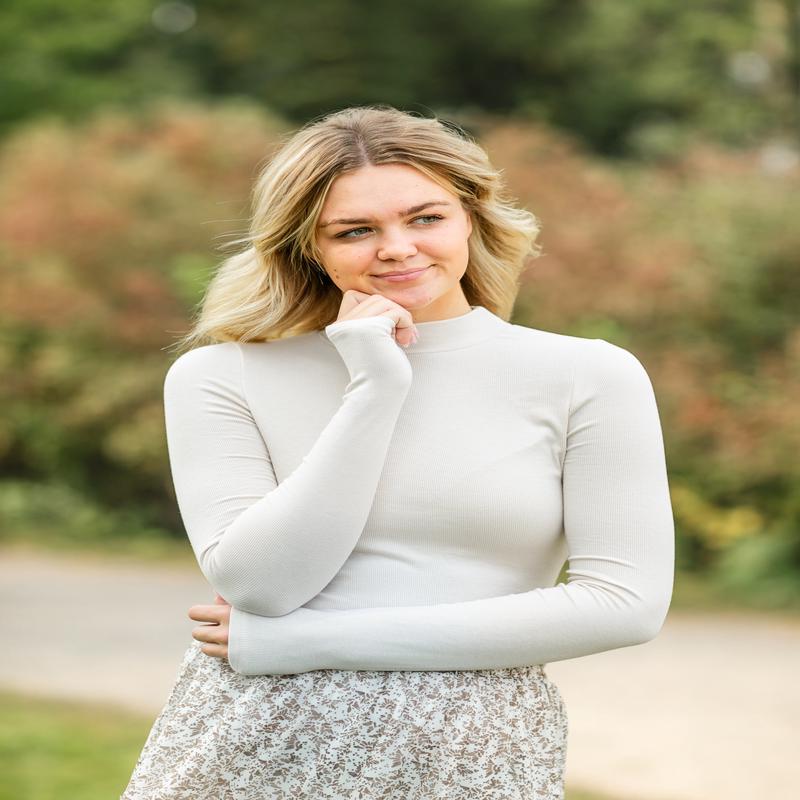 Mockneck Lightweight Ribbed Knit Top - FINAL SALE