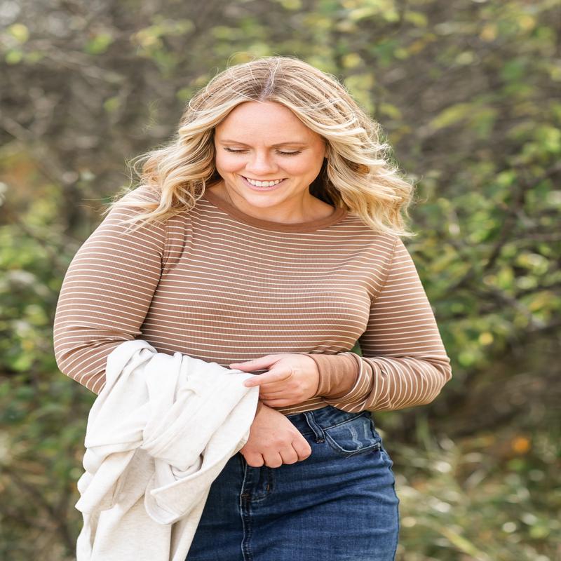 Stacy Knit Crewneck Top - FINAL SALE