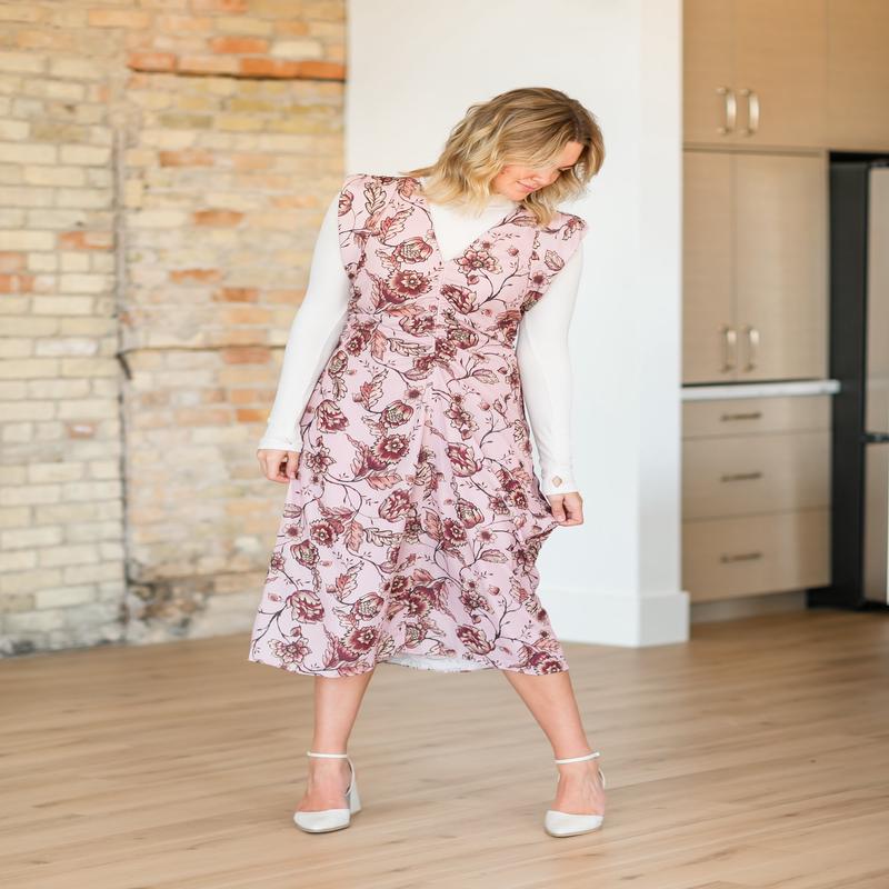 Steve Madden Honey Cap Sleeve Midi Dress - FINAL SALE