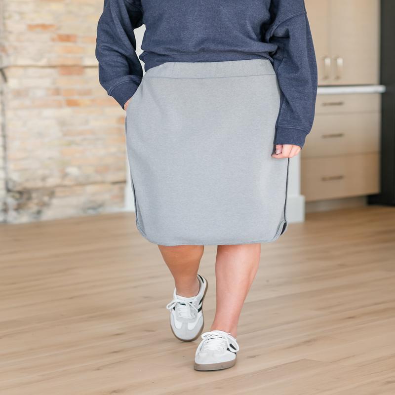 Winnie Sweatshirt Skirt - FINAL SALE