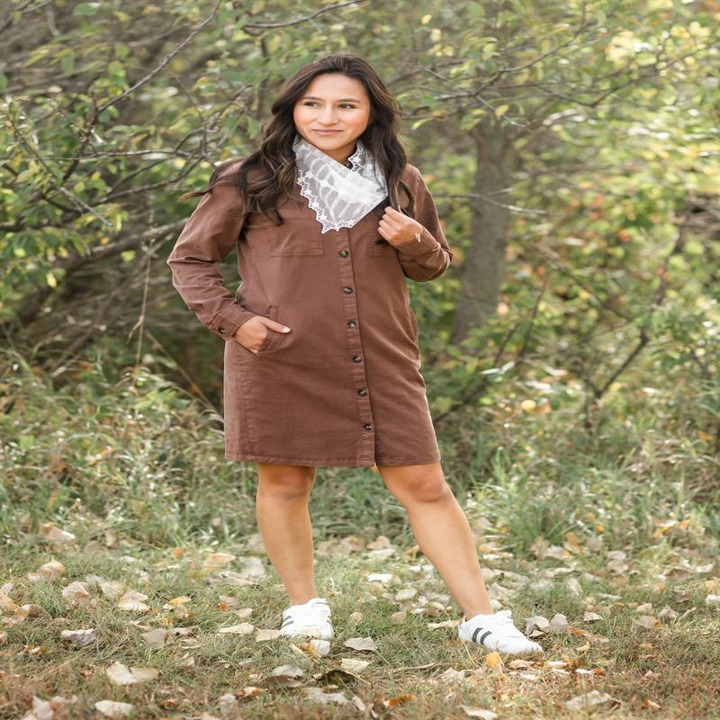 Zula Button Up Midi Shirt Dress - FINAL SALE