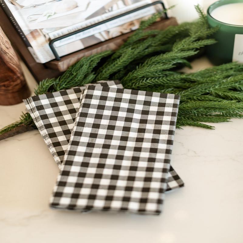 Black Buffalo Check Napkins 16 Ct