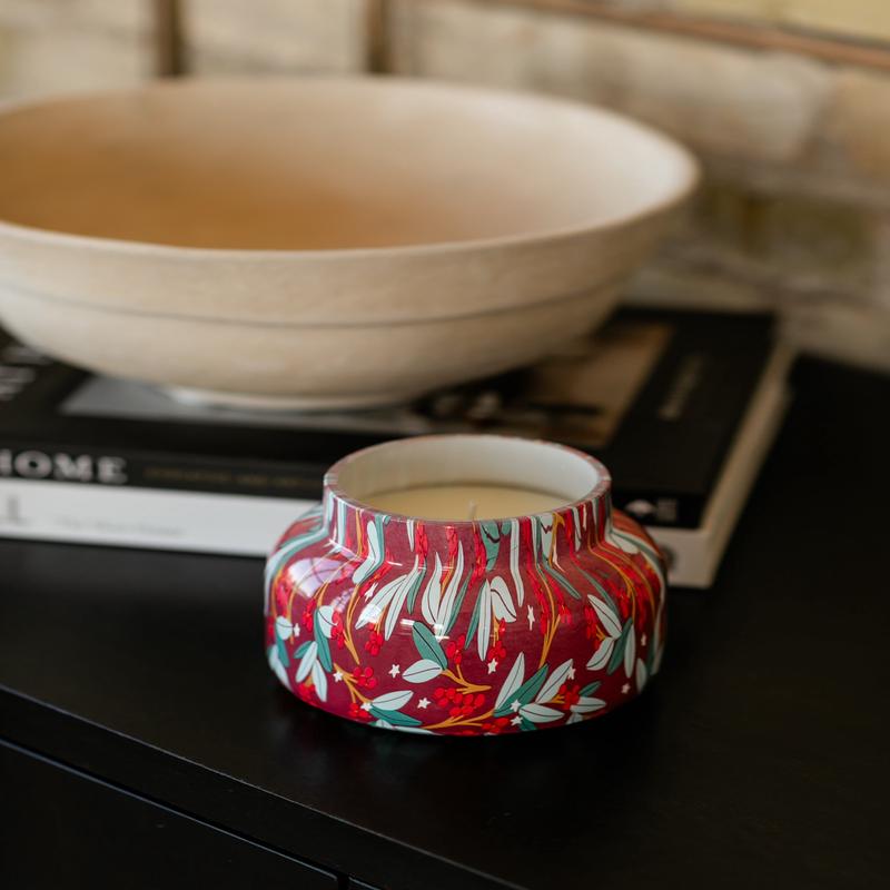 Capri Blue Holiday Pattern Play Tinsel & Spice Candle 19oz - FINAL SALE