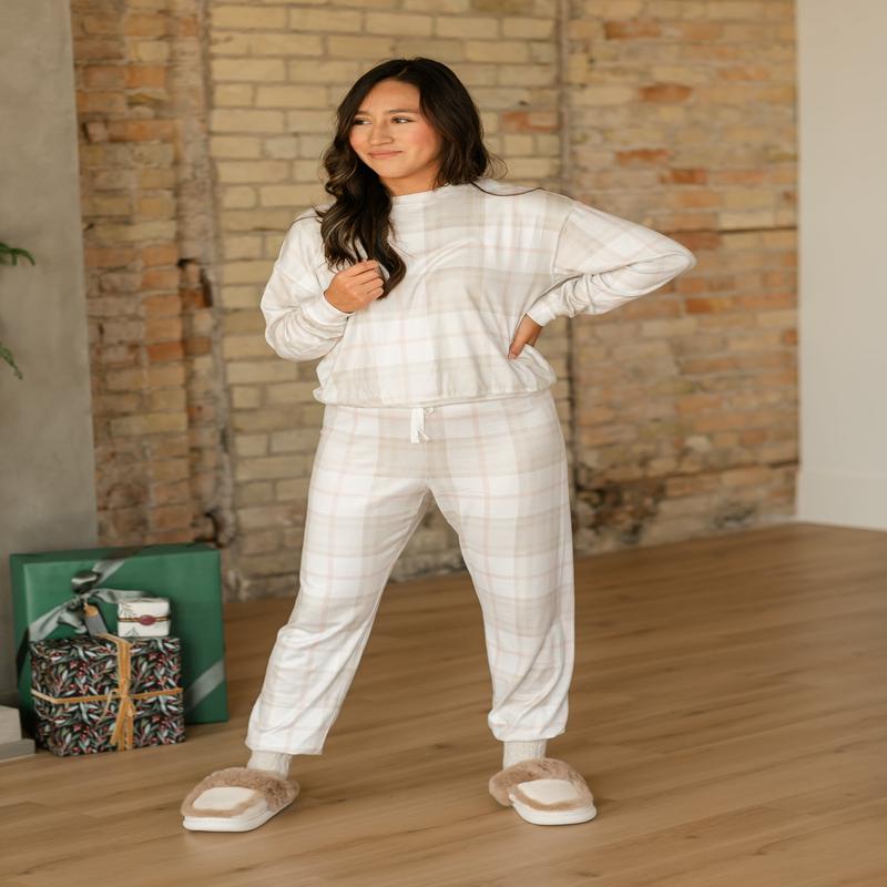 Cozy Plaid Lounge Pants - FINAL SALE