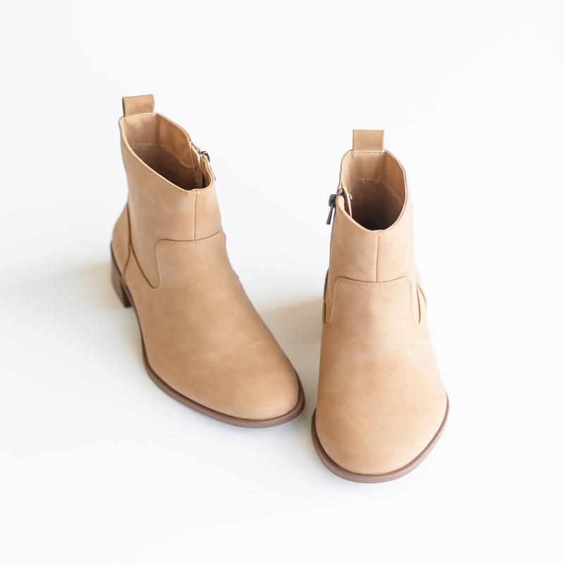 Pull On Ankle Booties - FINAL SALE