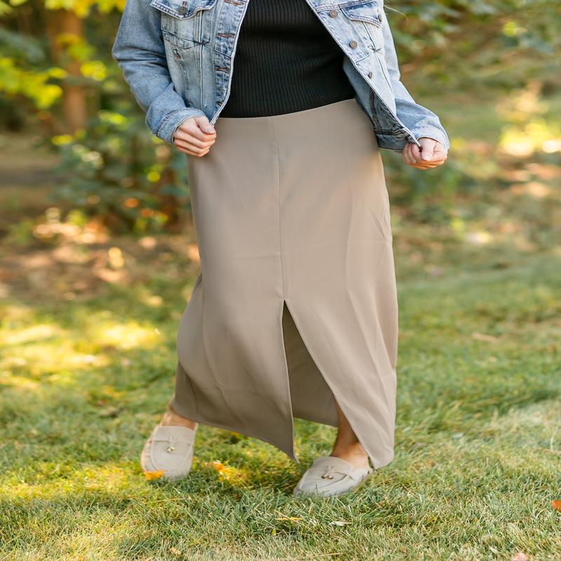 Sloan Trouser Side Zip Skirt - FINAL SALE