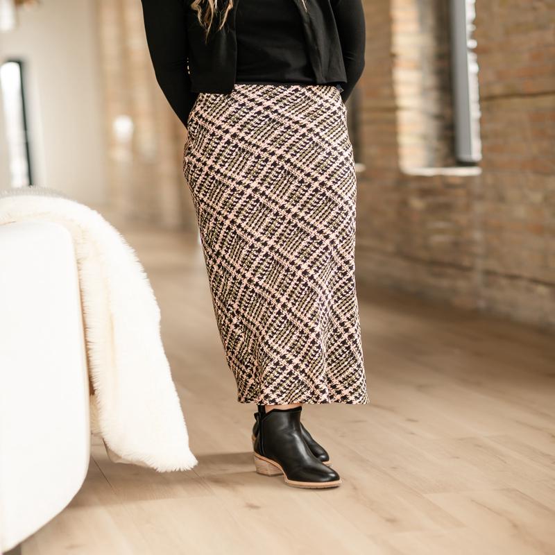 Straight Fit Printed Maxi Skirt - FINAL SALE