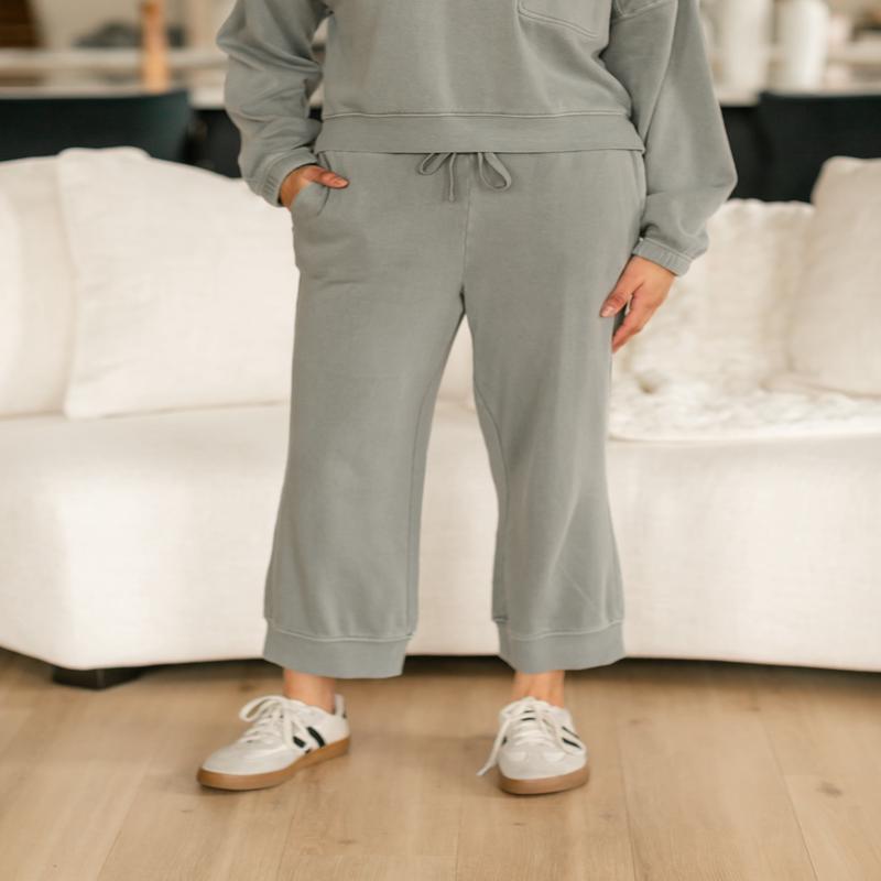 Canton Cropped Drawstring Pants - FINAL SALE