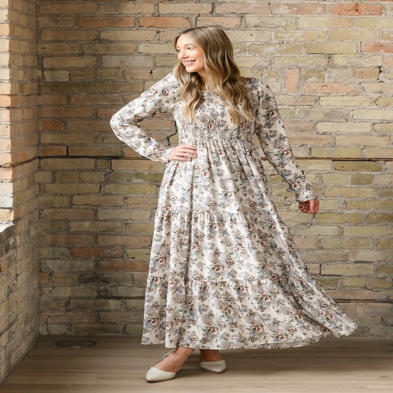 DOORBUSTER - Gia Long Sleeve Maxi Dress - FINAL SALE