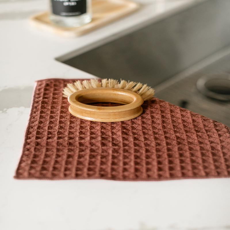 Geometry Waffle Washcloth Set