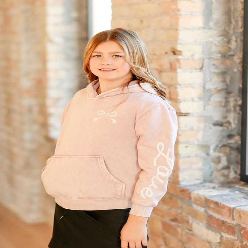 Girl's Graphic Love People Christian Hoodie - FINAL SALE