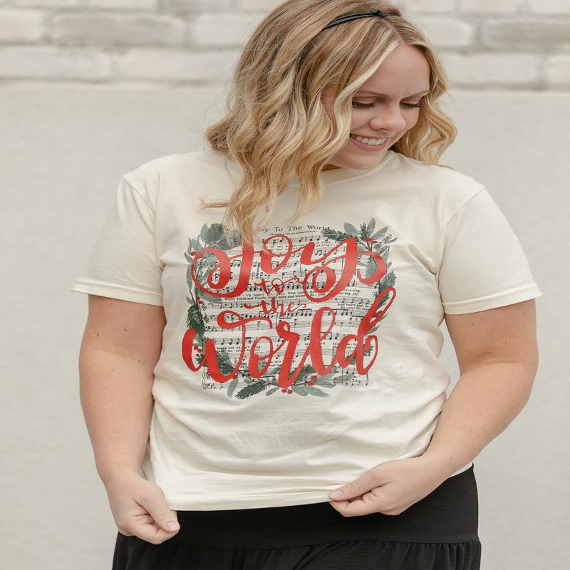 Joy to the World Hymn Graphic T-Shirt