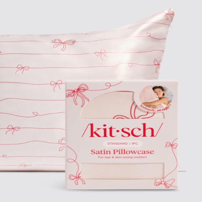 Kitsch Holiday Satin Standard Pillowcase