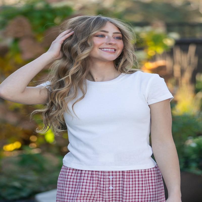 Knit Short Sleeve Baby Tee