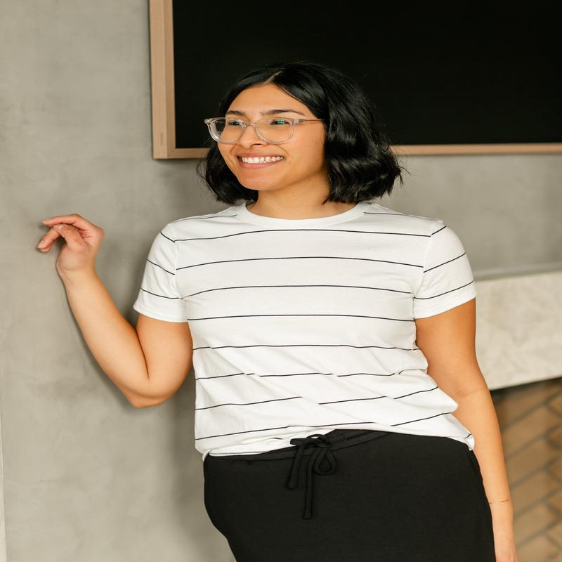 Thread & Supply Asher Striped Crewneck Tee