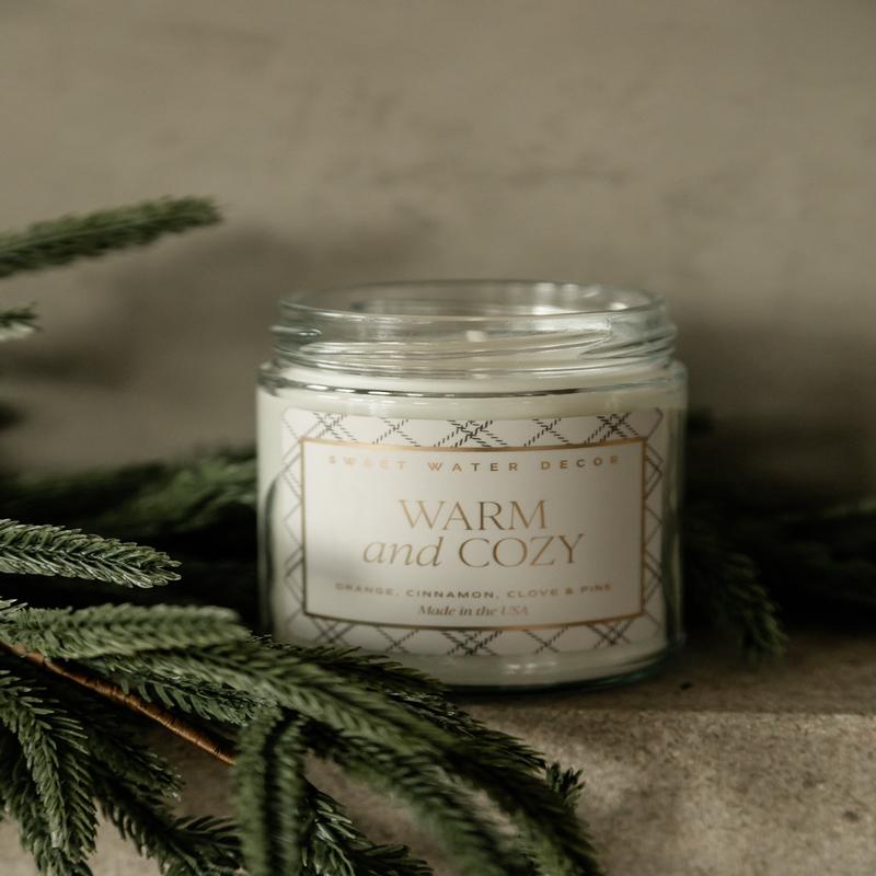 Warm and Cozy 9 oz Soy Candle