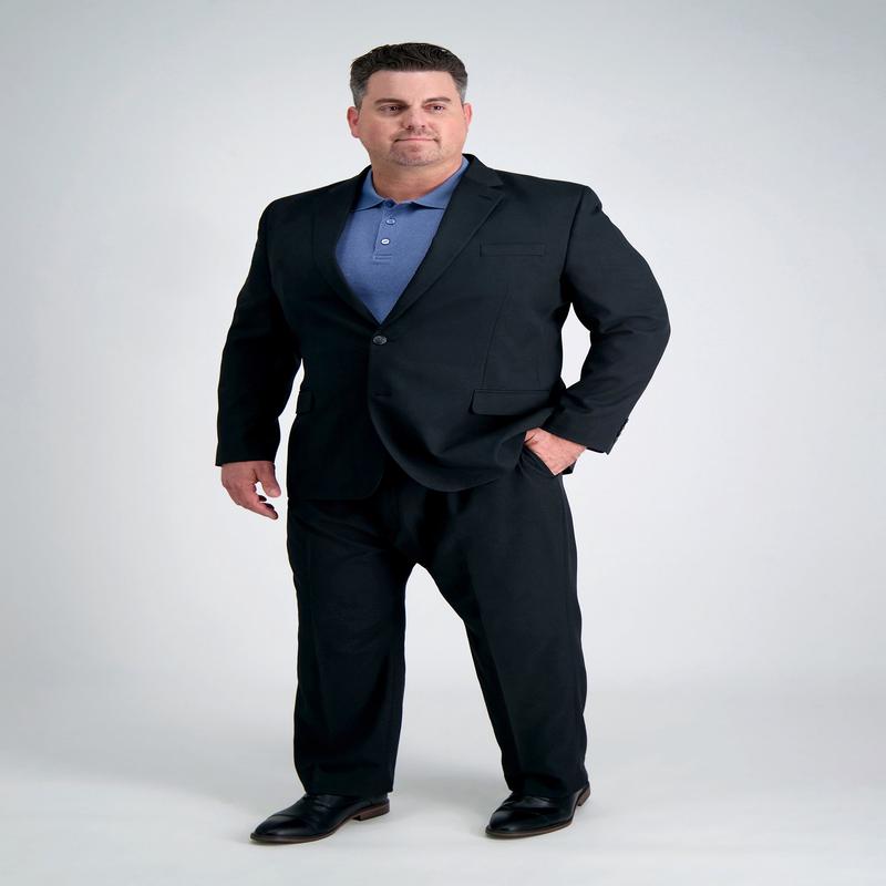 Big & Tall Travel Performance Heather Twill Suit Jacket