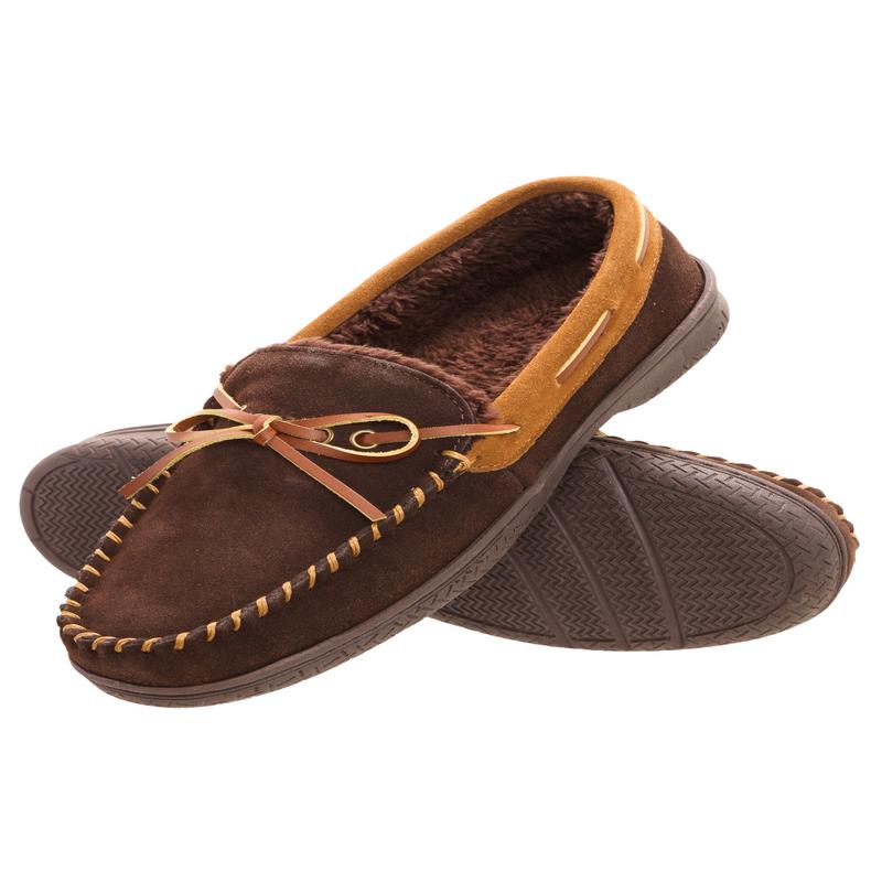 Genuine Suede Moccasin