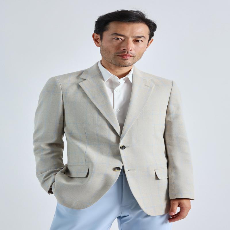 J.M. Haggar Premium Windowpane Blazer